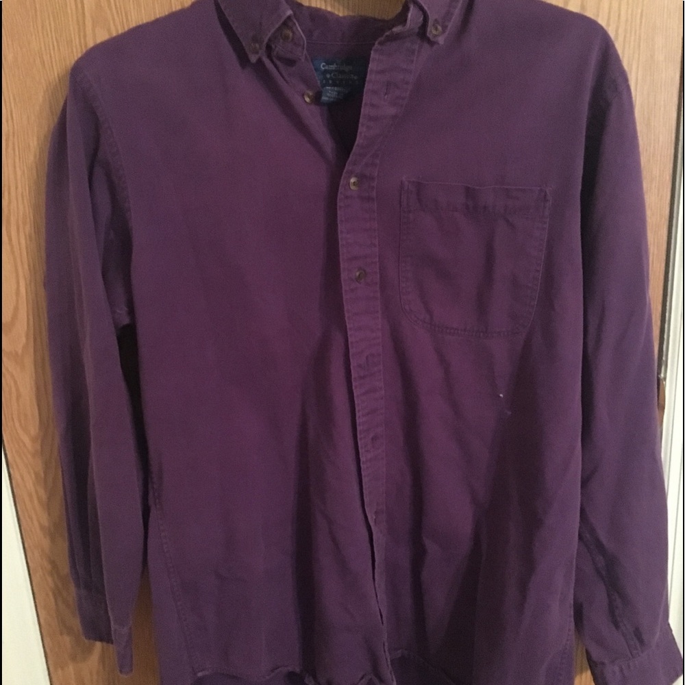 Purple Button Down Shirt
